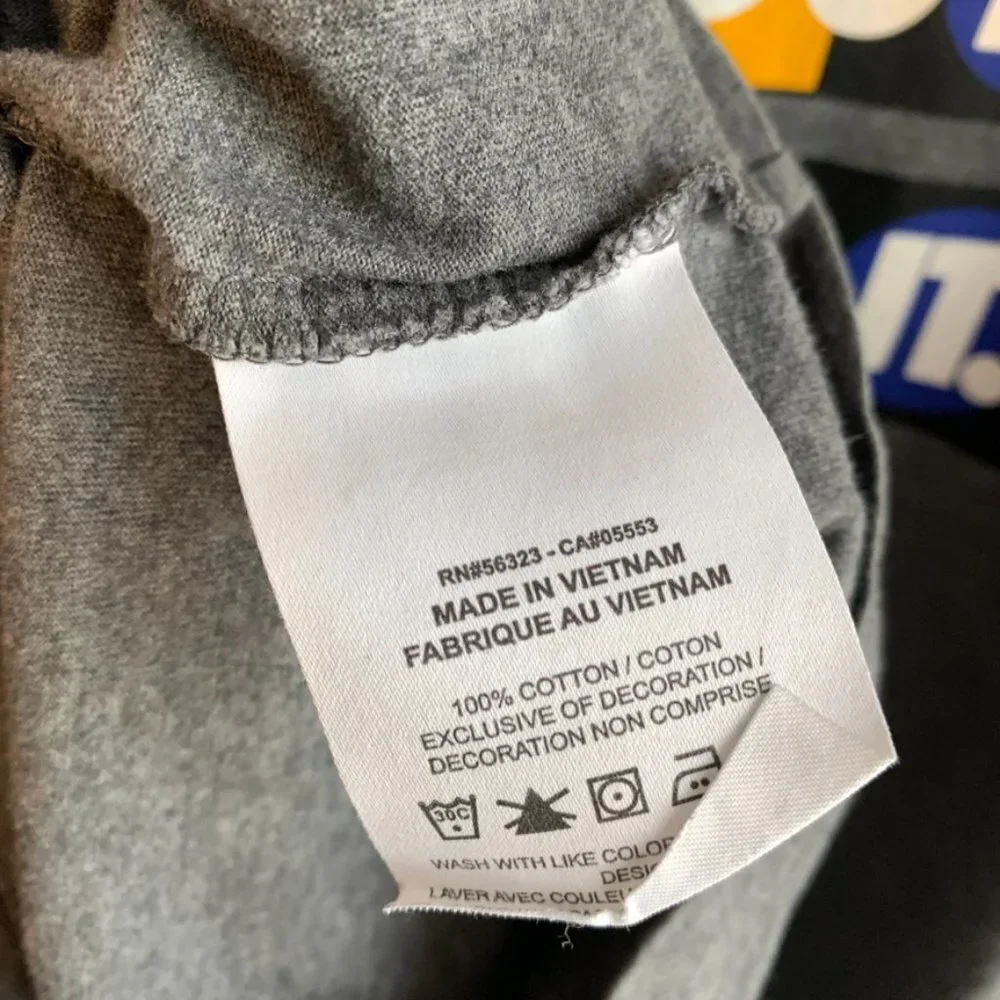 Nike Gray The Nike Tee Logo Long Sleeve Shirt